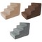Pet Adobe Pet Adobe High Density Foam Stairs 4 Step Design, Ramp for Small Dogs, Cats with Cover, Gray 478231LDT - alternate 6